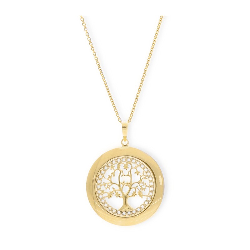 Zawieszka drzewko szczęścia, złoto próba 585