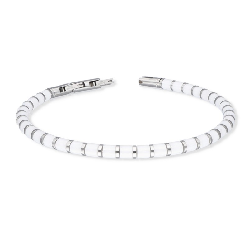 BRANSOLETKA MĘSKA STALOWA