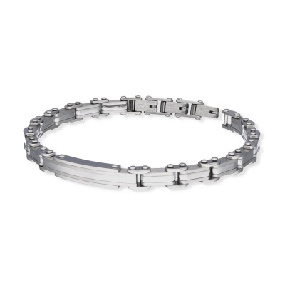 BRANSOLETKA MĘSKA STALOWA