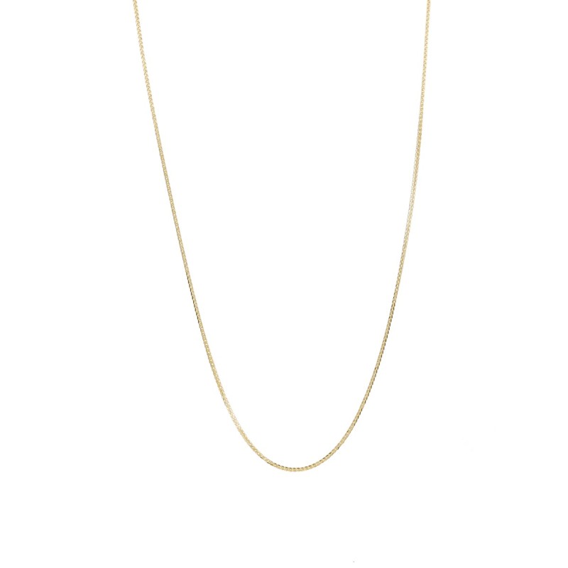 Łańcuszek złoty o splocie lisi ogon