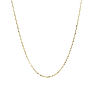 Łańcuszek złoty o splocie lisi ogon