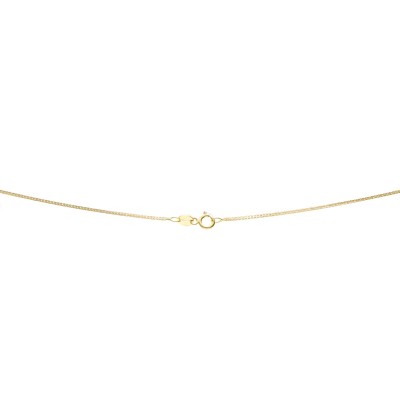 Łańcuszek złoty o splocie lisi ogon