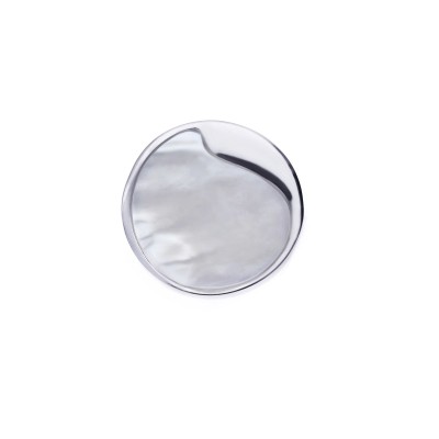 Srebrny pierścionek z masą perłową