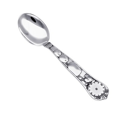 Łyżeczka posrebrzana z balonikami i dziewczynką