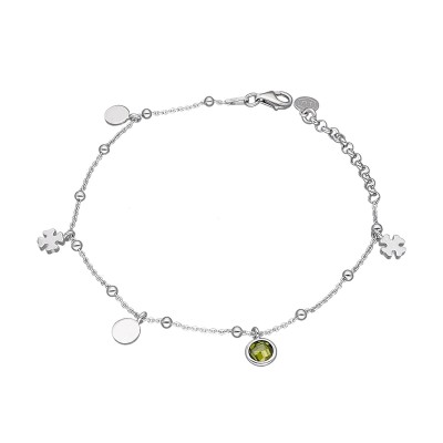 Srebrna bransoletka z...