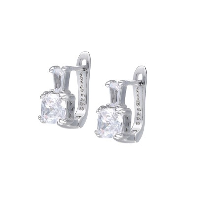 Kolczyki srebrne na...