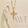 Zawieszka złoty krzyżyk