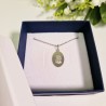 Zawieszka medalik srebrny - Matka Boska Częstochowska