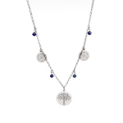 Naszyjnik srebrny z...