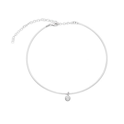 Naszyjnik srebrny - choker...