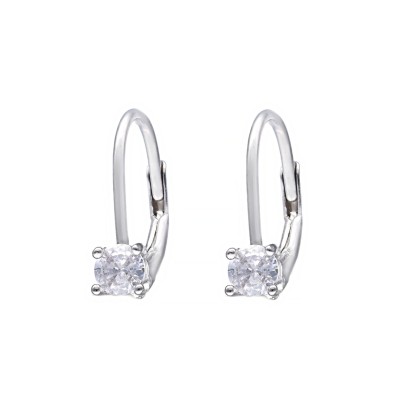 Kolczyki srebrne z cyrkonią...