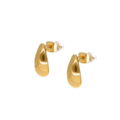 Kolczyki złocone ze stali...