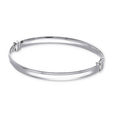 Bransoletka srebrna sztywna