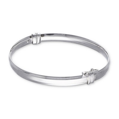 Bransoletka srebrna sztywna