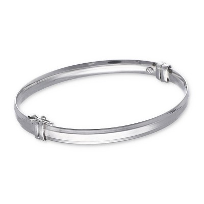 Bransoletka srebrna sztywna