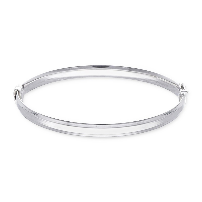 Bransoletka srebrna sztywna