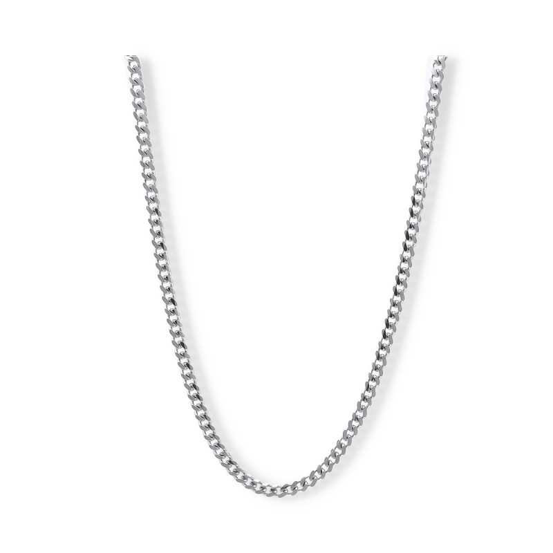 Łańcuszek srebrny o splocie pancerka