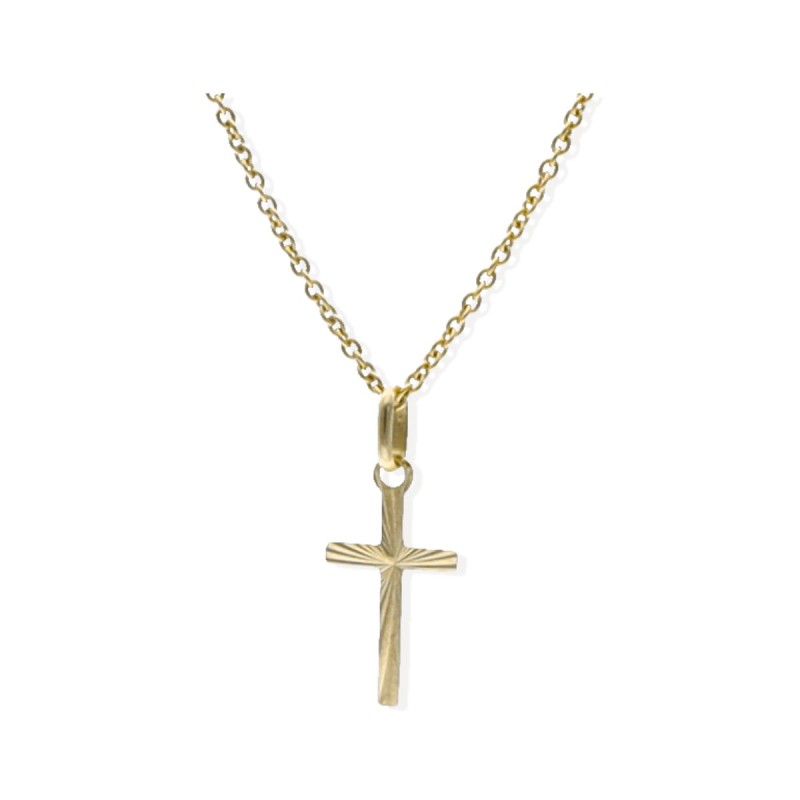 Zawieszka złoty krzyżyk