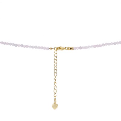 Naszyjnik ze stali szlachetnej z jadeitem i perłą hodowlaną