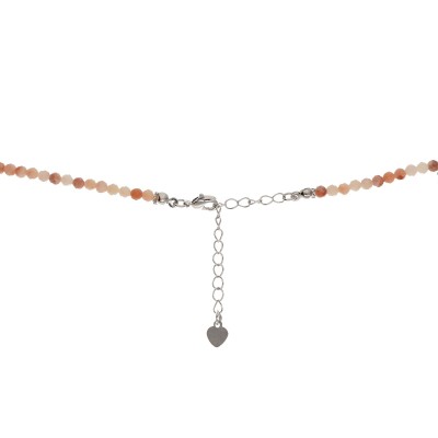 Naszyjnik ze stali szlachetnej z awenturynem