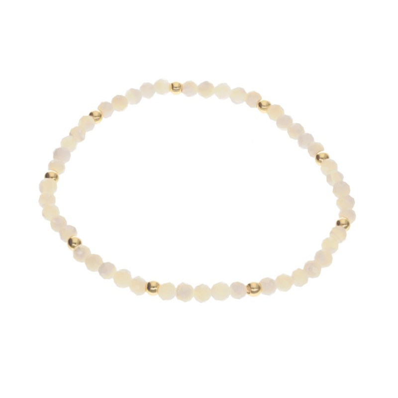 Bransoletka ze stali szlachetnej z muszlą