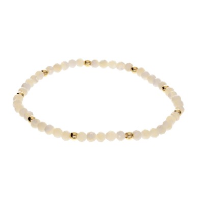 Bransoletka ze stali szlachetnej z muszlą