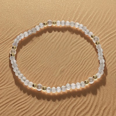 Bransoletka ze stali szlachetnej z labradorytem