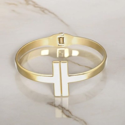 Bransoletka ze stali szlachetnej o nowoczesnym minimalistycznym designie