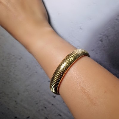 Bransoletka ze stali szlachetnej nowoczesna rozciągana