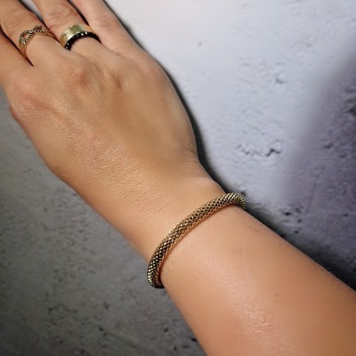 Bransoletka ze stali szlachetnej zaciągana