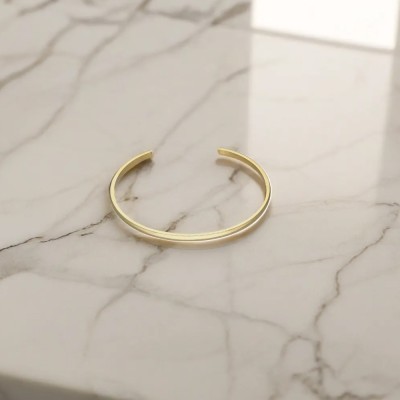 Bransoletka ze stali szlachetnej gładka