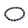 Bransoletka ze stali szlachetnej z lapisem lazuli