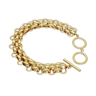 Bransoletka ze stali szlachetnej o splocie zegarkowym