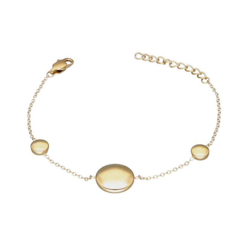 Bransoletka ze stali szlachetnej z gładkimi kółkami