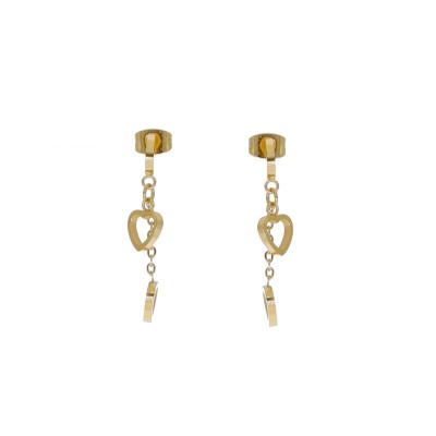 Kolczyki złocone ze stali...