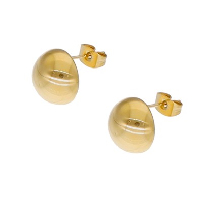 Kolczyki złocone ze stali...