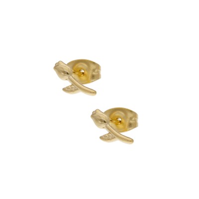 Kolczyki złocone ze stali...