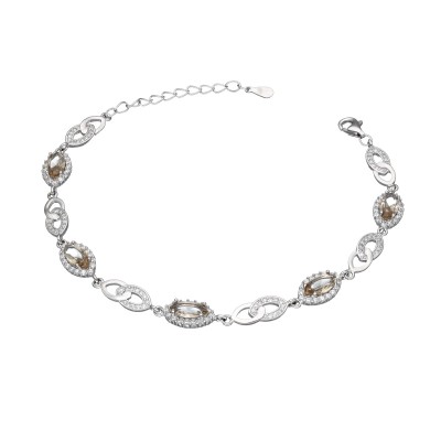 Bransoletka srebrna w...