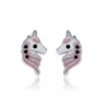 Kolczyki srebrne jednorożce...