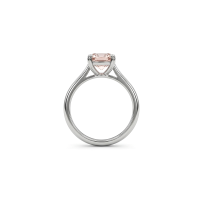 Komplet srebrny zawieszka kolczyki pierścionek jasnoróżowy