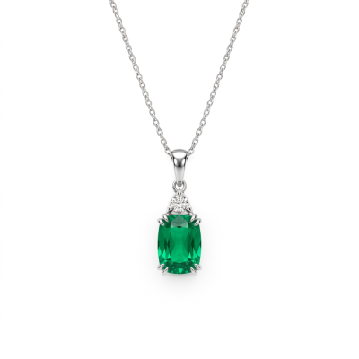 Komplet srebrny zawieszka kolczyki wiszące pierścionek zielony