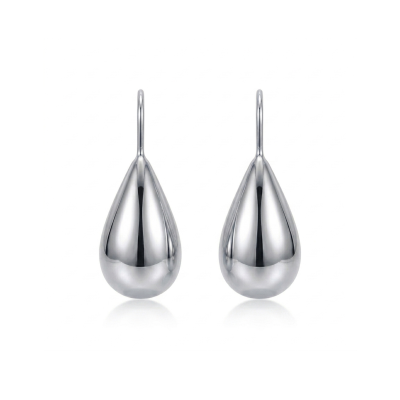 Kolczyki srebrne krople