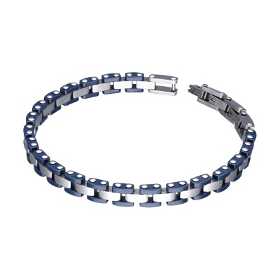 BRANSOLETKA MĘSKA STALOWA