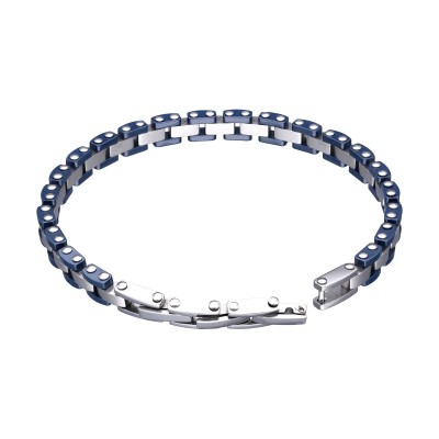 BRANSOLETKA MĘSKA STALOWA