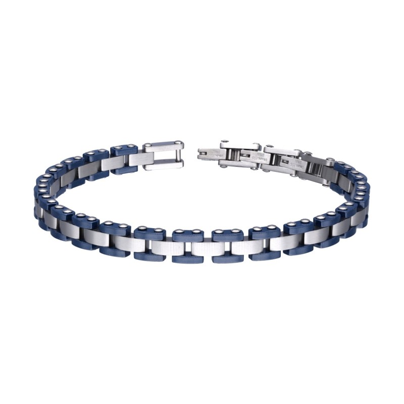 BRANSOLETKA MĘSKA STALOWA