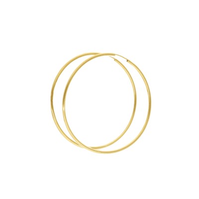 Kolczyki złocone gładkie koła