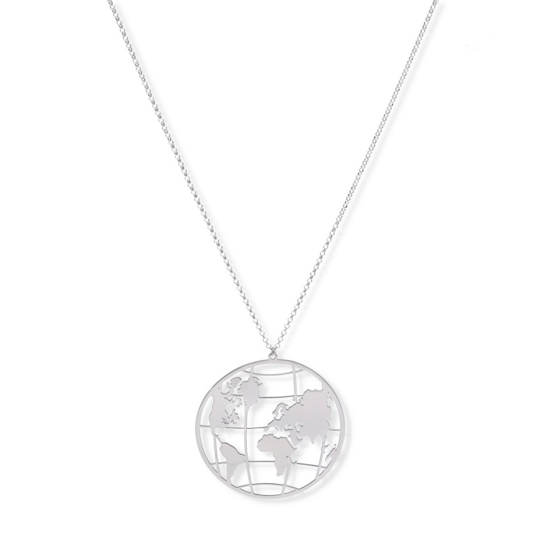 NASZYJNIK SREBRNY DUŻY ŚWIAT